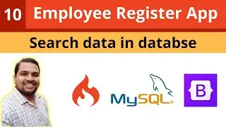 How to search data in database with Codigniter 4 | Codeigniter Tutorial | Employee Register App