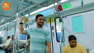 Electronic City Yellow line Metro 🚇 | Electronic To Silk board To Hebbagodi Vlog | Sljsona