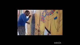 New Creative Art work Egyptian.. Interior graphic design Deb Mun creation Self Creative art.. 🙂🙂