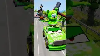 Crazy Cars VS Funny Cars Crossing to Striker Hammer Crush in BeamNG.drive