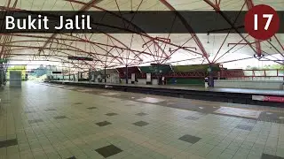 Bukit Jalil LRT Station Exterior & Interior | Sri Petaling Line