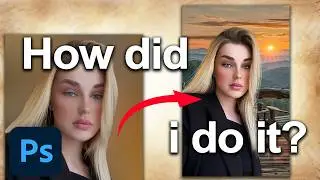 Магия Photoshop превращает неудачную фотографию в прекрасный художественный портрет