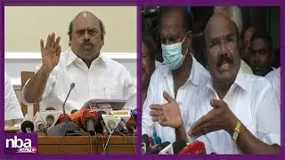jayakumar vs EV Velu முற்றும் வாக்குவாதம்..! நாங்க உடச்சா பொன்சட்டி.. நீங்க உடச்சா மண்சட்டியா..!