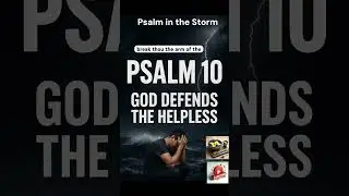 Psalm 10 | God Defends the Helpless | Psalms in the Storm  #2025 #psalm10 #prayer #viralshorts