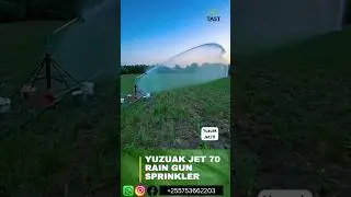 discover the best sprinkler irrigation before install/yuzuak Jet 70 Rain gun#kilimo#irrigation#tast