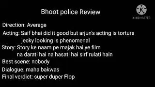 Bhoot police review