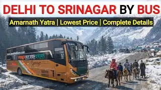 Delhi to srinagar by bus | delhi to srinagar sleeper bus | amarnath yatra 2026 | new highway nh44
