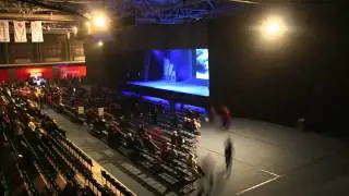 Riverdance Time Lapse in UL Sports Arena (January 2014)