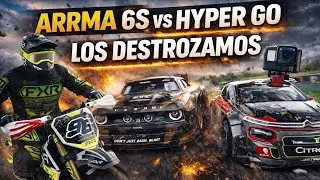 LO DESTROZAMOS TODO en el circuito | ARRMA INFRACTION 6S vs HYPER GO 1/7 + MOTOS LOSI 1/8