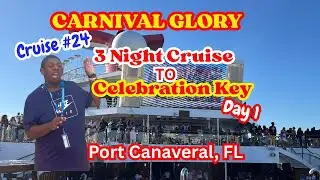 Посадка на лайнер Carnival Glory/Клуб для подростков Club O2, обед и отплытие в первый день ноябр...
