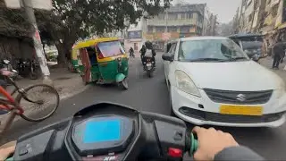 Accident 😱😰Rush drive on my ntroq 125 😱morning accident #minivlog #accident news ident