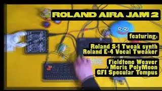 Roland Aira S-1 Tweak Synth, E-4 Vocal Tweaker and Fieldtone Weaver Ambient Jam