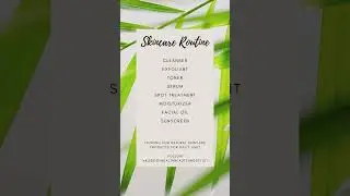 Skincare Routine for Proper Skin Hydration and Rejuvenation!