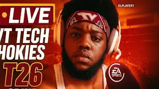 🏆 🔴 CFB 26 CUT MODE LIVE | Dominate with Virginia Tech Hokies!⚡️