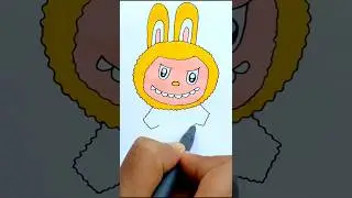 ✅️ Cute Labubu Drawing 🐰✨ Easy & Fun Art for Kids | Labubu easy drawing ✨️