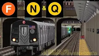 OpenBVE Special: F Train To Coney Island Via Broadway/Sea Beach Express