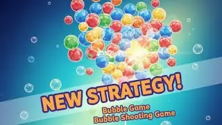 Bubble shooting game || New strategy for Bubble shooting gameplay...
