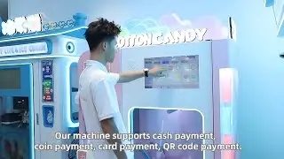 CT580 Pink-Cotton Candy Vending Machine #caiyunjuan #cottoncandyvendingmachine #cottoncandymachine