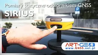 Odbiornik GNSS Art-Geo SIRIUS - pomiary statyczne. Jak wykonać? To proste! Instrukcja krok po kroku.