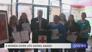 Four women given life-saving award