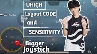 UHIGH Layout CODE and SENSITIVITY  | PUBG Mobile Montage | 5 Finger Claw 🔥