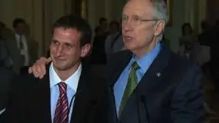 David Schacter and Senator Reid