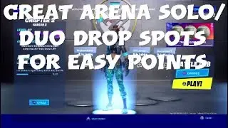 Fortnite Arena Landing Spots solo/duo For easy placement In Chapter 2 , Season 2