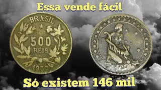 Moeda 500 R&eacute;is 1930 rarissima, se voc&ecirc; tem n&atilde;o venda antes de ver esse v&iacute;deo.