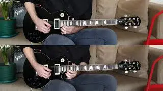 the GazettE - PLEDGE [solo cover] + TAB + Backing Track + Isolated Guitars