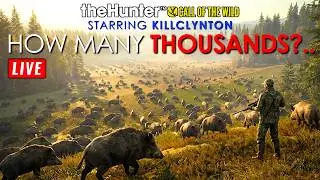 🔴2,659 Kills.. HOW MANY THOUSANDS?! - Great One Wild Boar Grind - Call of the Wild
