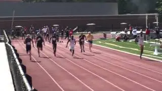 Oscar Peyton wins 100 meter run (Potomac Valley Championship) Aug 31, 2014
