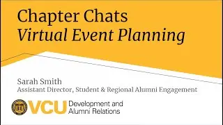 Chapter Chats: Virtual Event Planning