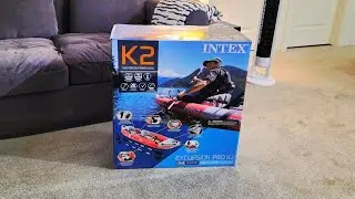 Best Budget Inflatable Kayak Intex Excursion Pro K2 | Assembling Tutorial