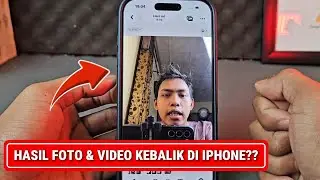 Cara setting foto & video kamera depan iphone kebalik TERBARU 2026