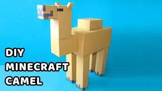 DIY Minecraft Camel from Scratch in 5 Easy Steps! | Paper Crafts