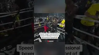 ishowspeed fights a professional boxer in ghana #ishowspeed #africatour #ghana