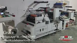 DABA 370mm Label finishing machine single layer film IML die cutting and collection