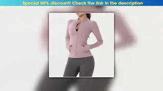 Deal Quick-drying Breathable Sports Jackets Women's Zipper Yoga Top Outdoor Exercise Running Fitnes
