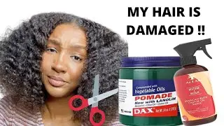 My Natural Hair is DAMAGED (Relaxer or Big Chop?)