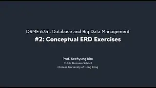 RDB: Conceptual ERD Exercises