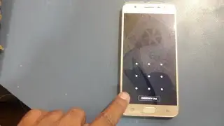 how to unlock Samsung galaxy j7 prime pattern & password lock  without pc in hindi