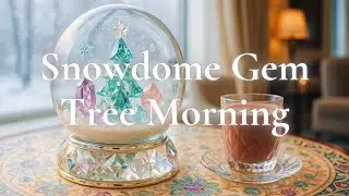 【クリスマスツリーのスノードームと朝を迎える冬の宝石ラウンジBGM】Gemveil Caf&eacute; &ndash; Snowdome Gem Tree Morning | Refined Ambient Piano