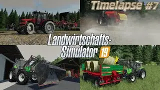 [LS19] - Timelapse #7 Ellerbach: Wei&szlig;es Pulver &uuml;berall! 🚜💨😲 Eine neue Tierart? 🤔🐑