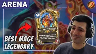 You MUST Pick This Mage Legendary | 12 Win Mage Hearthstone Arena Underground
