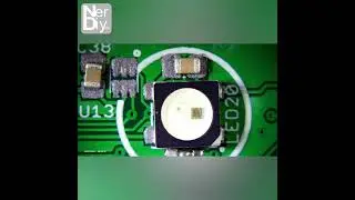 Some reflow soldering action on the PCB of my secret project - Nerdiy.de