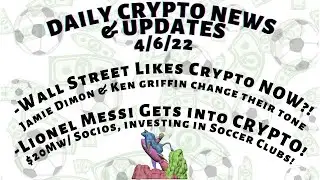 NEWS: Wall St. Likes Crypto Now?! Lionel Messi Goes Crypto via Socios w/ $20M deal!
