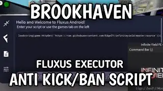 ROBLOX BROOKHAVEN ANTI KICK/BAN SCRIPT (Fluxus Executor)