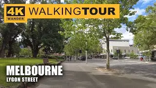 Lygon Street Walking Tour in Melbourne, Australia (4K 60fps)