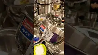 Dmart | 50% off | starting at 19/- only | stainless steel cookware , vati | #shopping #items #dmart
