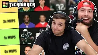 Naming Players With The MOST MVP Awards  | NFL Trivia Tiermaker